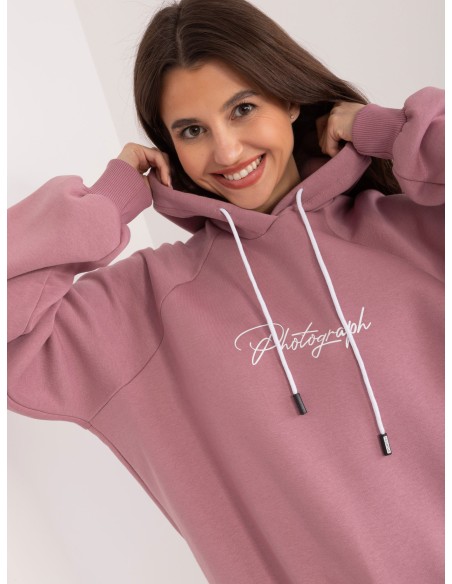 Bluza-RV-BL-8371.30-ciemny różowy