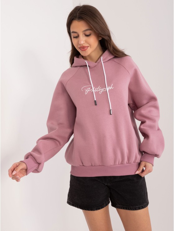 Bluza-RV-BL-8371.30-ciemny różowy 2