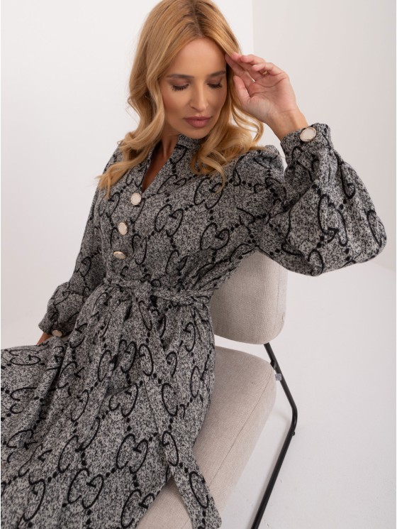 Sukienka-LK-SK-509107.00X-szaro-czarny 2
