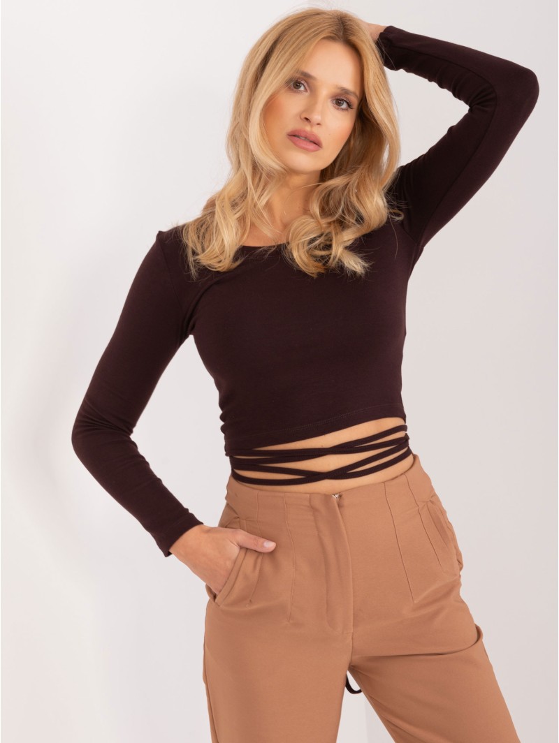 Bluzka-EM-BZ-782.95-ciemny brązowy
