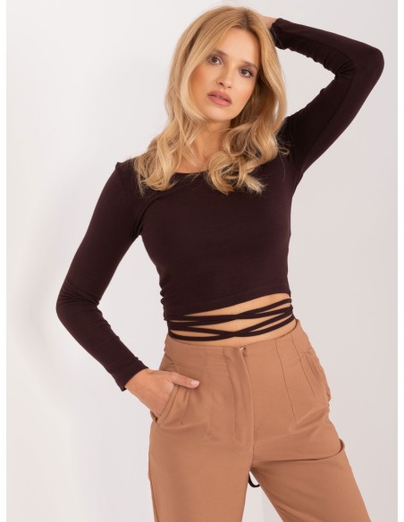 Bluzka-EM-BZ-782.95-ciemny brązowy