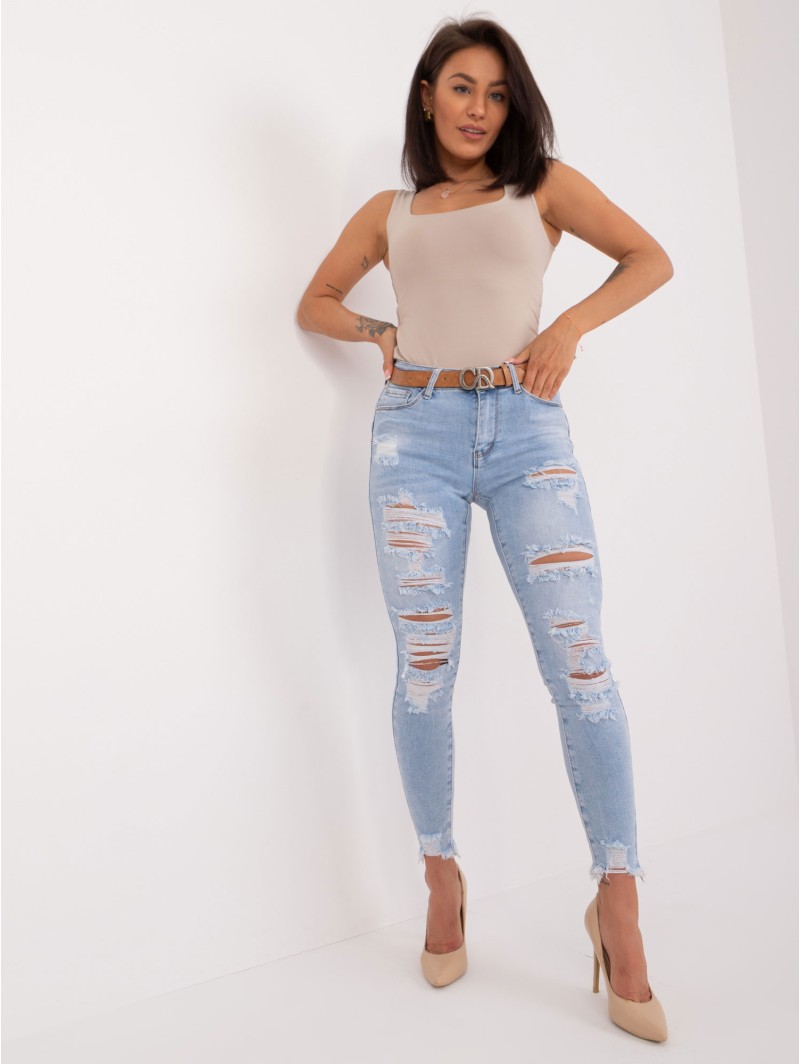 Spodnie jeans-PM-SP-S9958-5.37-jasny niebieski