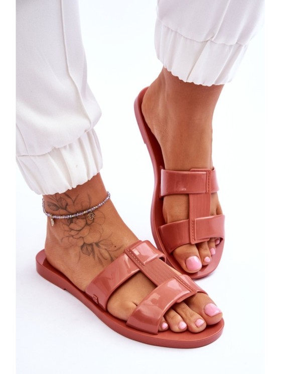Fashionable Vegan Slippers ZAXY JJ285262 Dusty Pink 2