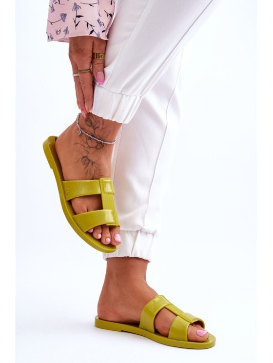 Fashionable Vegan Slippers ZAXY JJ285261 Green 2