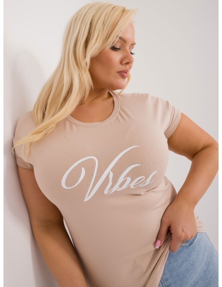 T-shirt-RV-TS-9475.60-beżowy