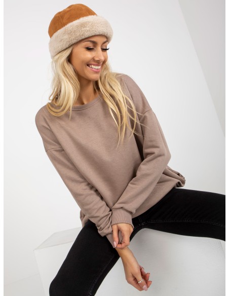 Bluza-RV-BL-8310.60-ciemny bezowy