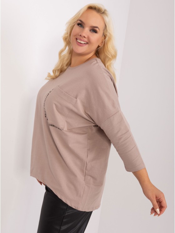 Bluzka-RV-BZ-9088.53P-ciemny bezowy 2