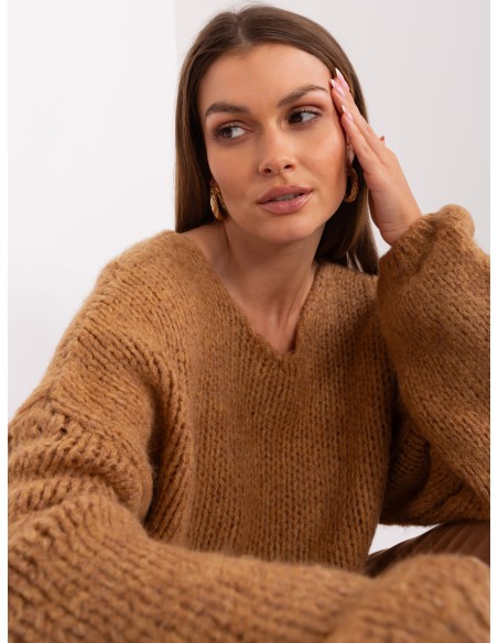 Sweter-LC-SW-3020.10P-camelowy