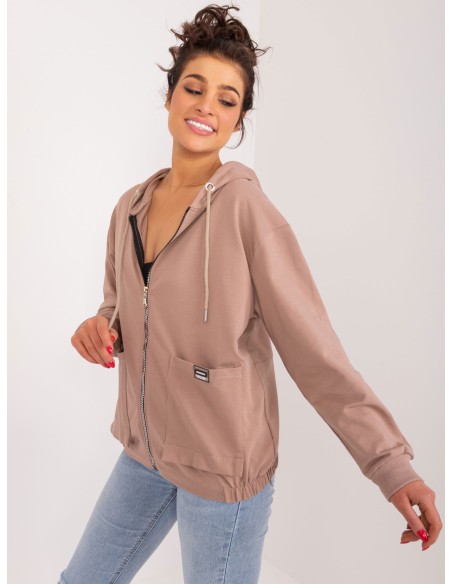 Bluza-RV-BL-9136.06-ciemny bezowy