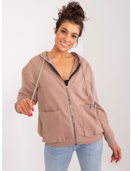 Bluza-RV-BL-9136.06-ciemny bezowy