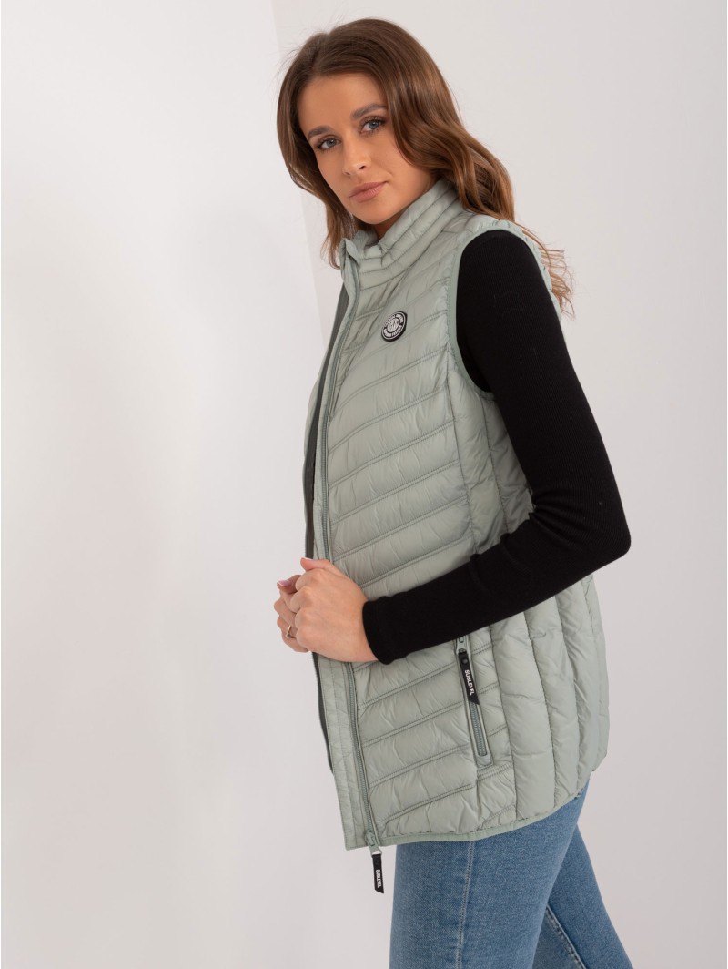 Kamizelka-D50076XB80120A2-pistacjowy