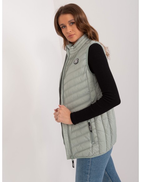 Kamizelka-D50076XB80120A2-pistacjowy