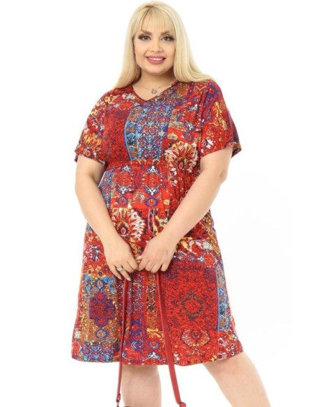 Marga viskozės suknelė ❤️ Suknelės apkūnioms