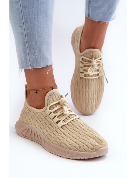 Lightweight Women's Sports Shoes Beige Xalara