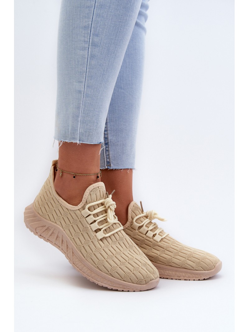 Lightweight Women's Sports Shoes Beige Xalara