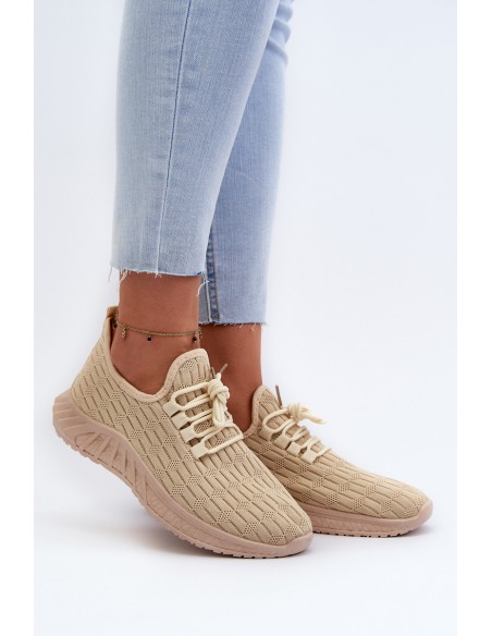 Lightweight Women's Sports Shoes Beige Xalara