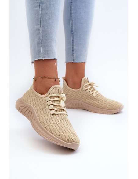 Lightweight Women's Sports Shoes Beige Xalara