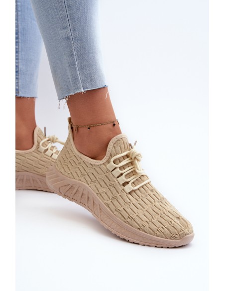 Lightweight Women's Sports Shoes Beige Xalara