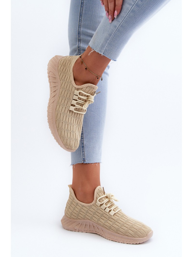 Lightweight Women's Sports Shoes Beige Xalara