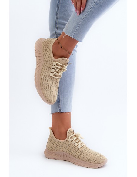Lightweight Women's Sports Shoes Beige Xalara