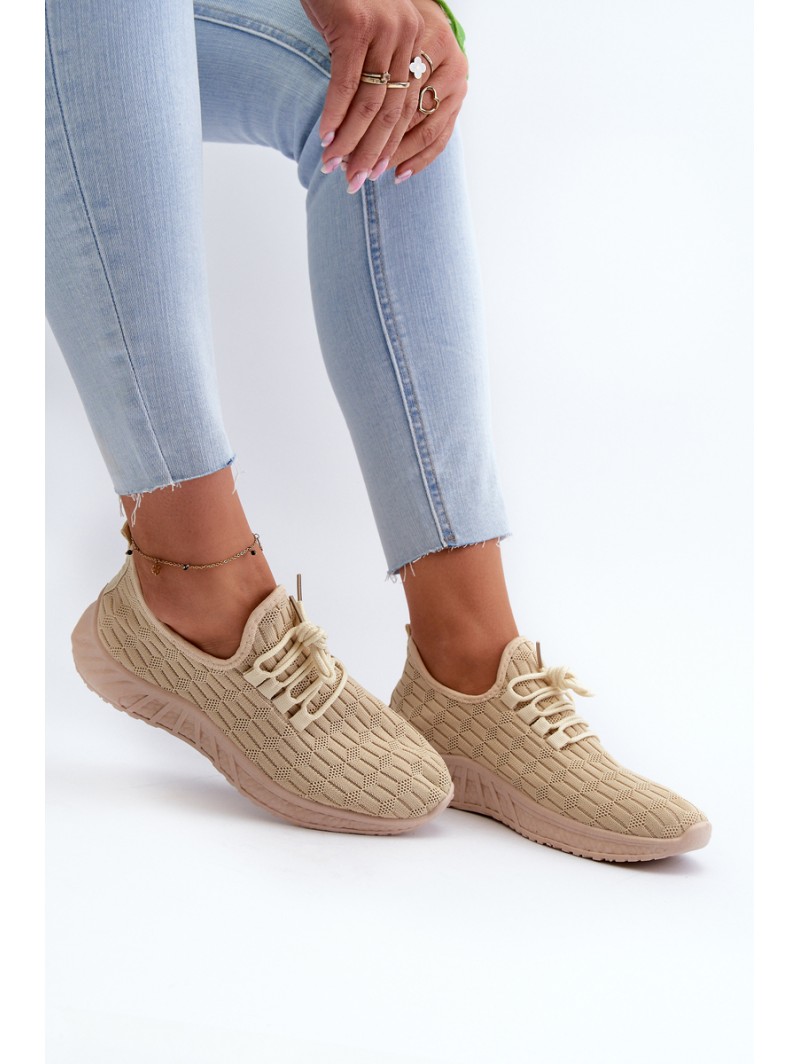 Lightweight Women's Sports Shoes Beige Xalara