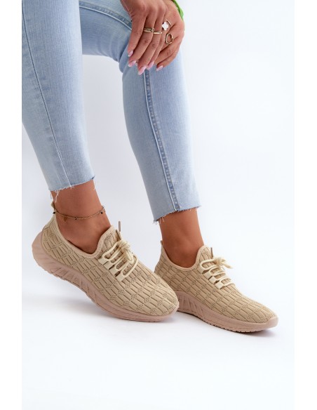 Lightweight Women's Sports Shoes Beige Xalara