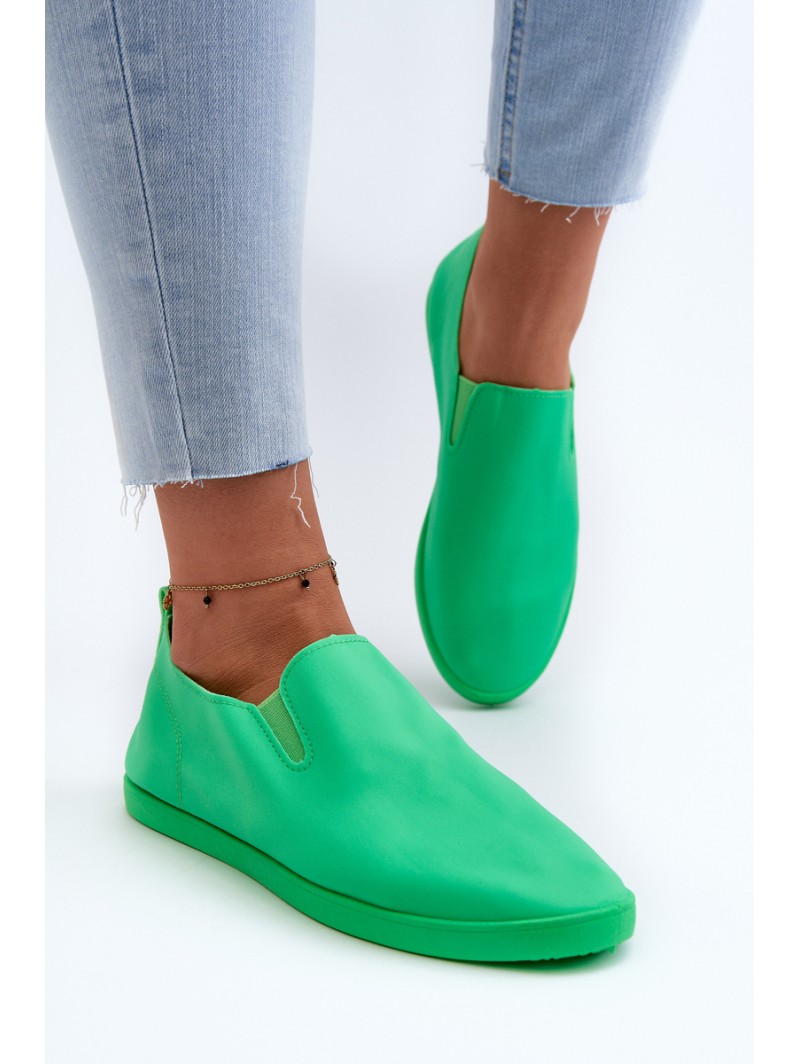 Women's Sneakers Slip-On Green Lovinia