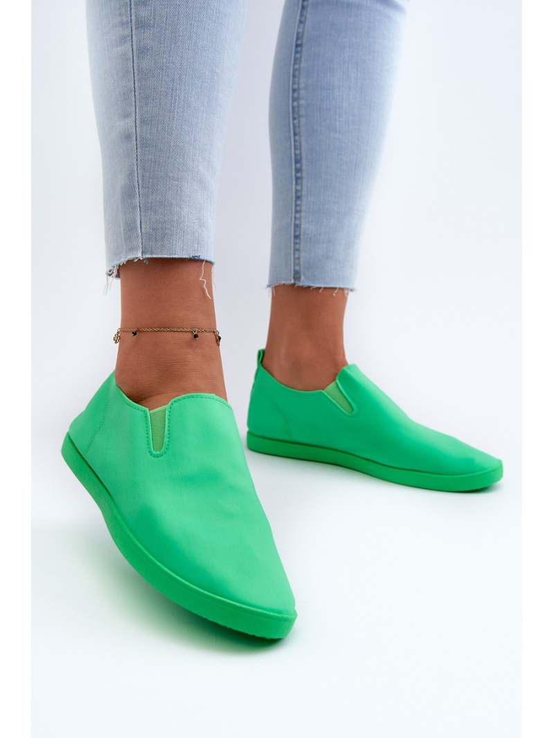 Women's Sneakers Slip-On Green Lovinia