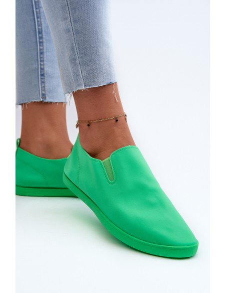 Women's Sneakers Slip-On Green Lovinia