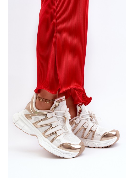 Women's sneakers on chunky sole white Ellerai 2
