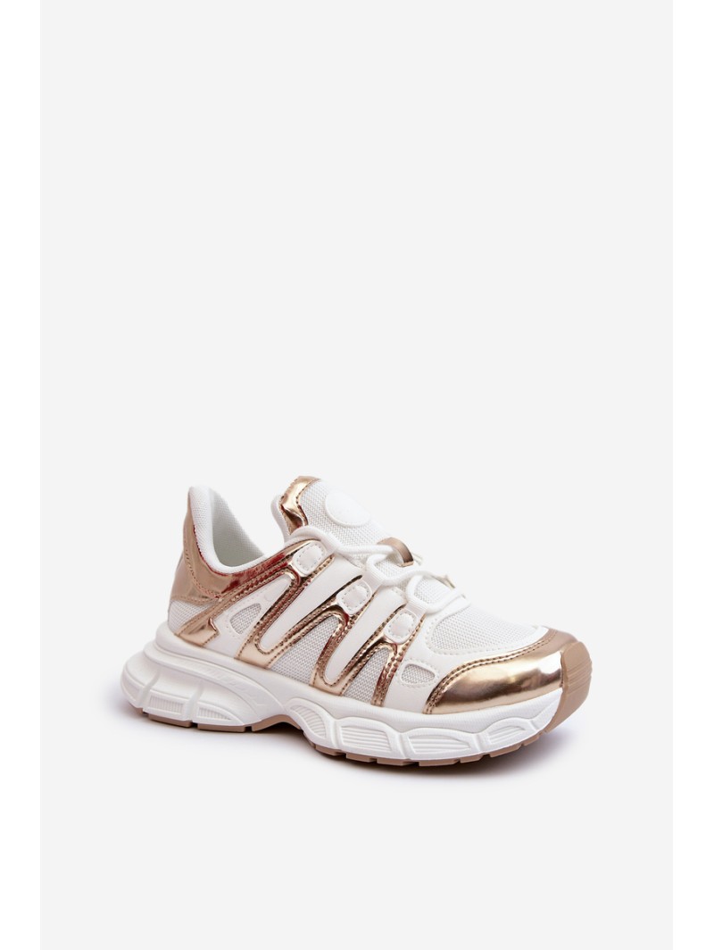 Women's sneakers on chunky sole white Ellerai