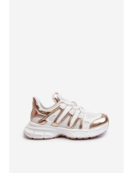 Women's sneakers on chunky sole white Ellerai