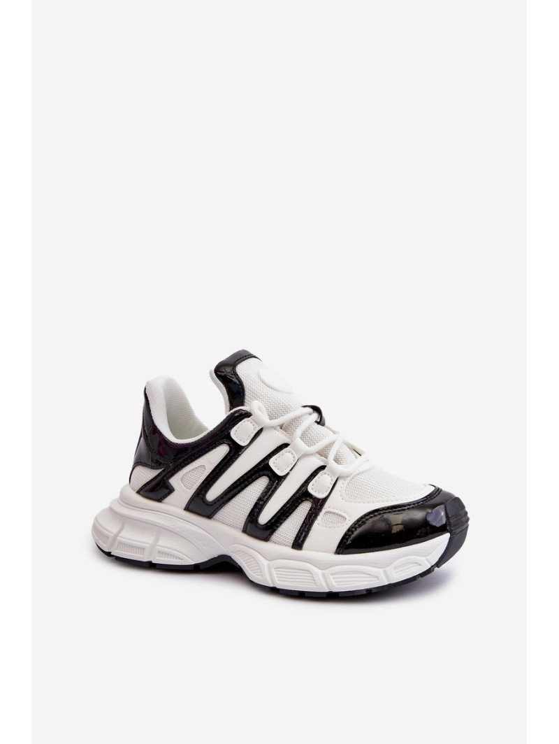 Women's sneakers on chunky sole white Ellerai