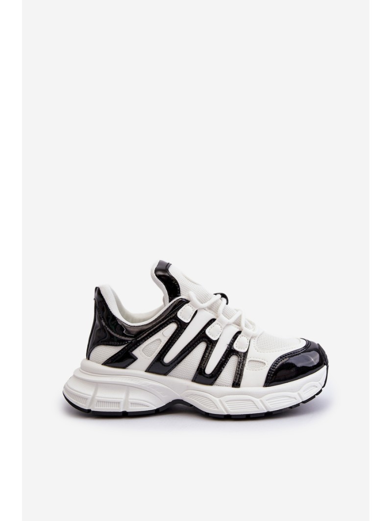 Women's sneakers on chunky sole white Ellerai