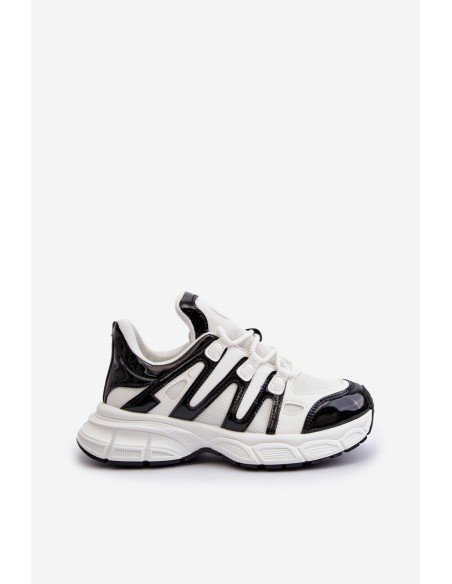Women's sneakers on chunky sole white Ellerai