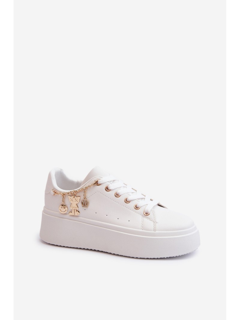 Women's Sneakers with Decoration White Celedria