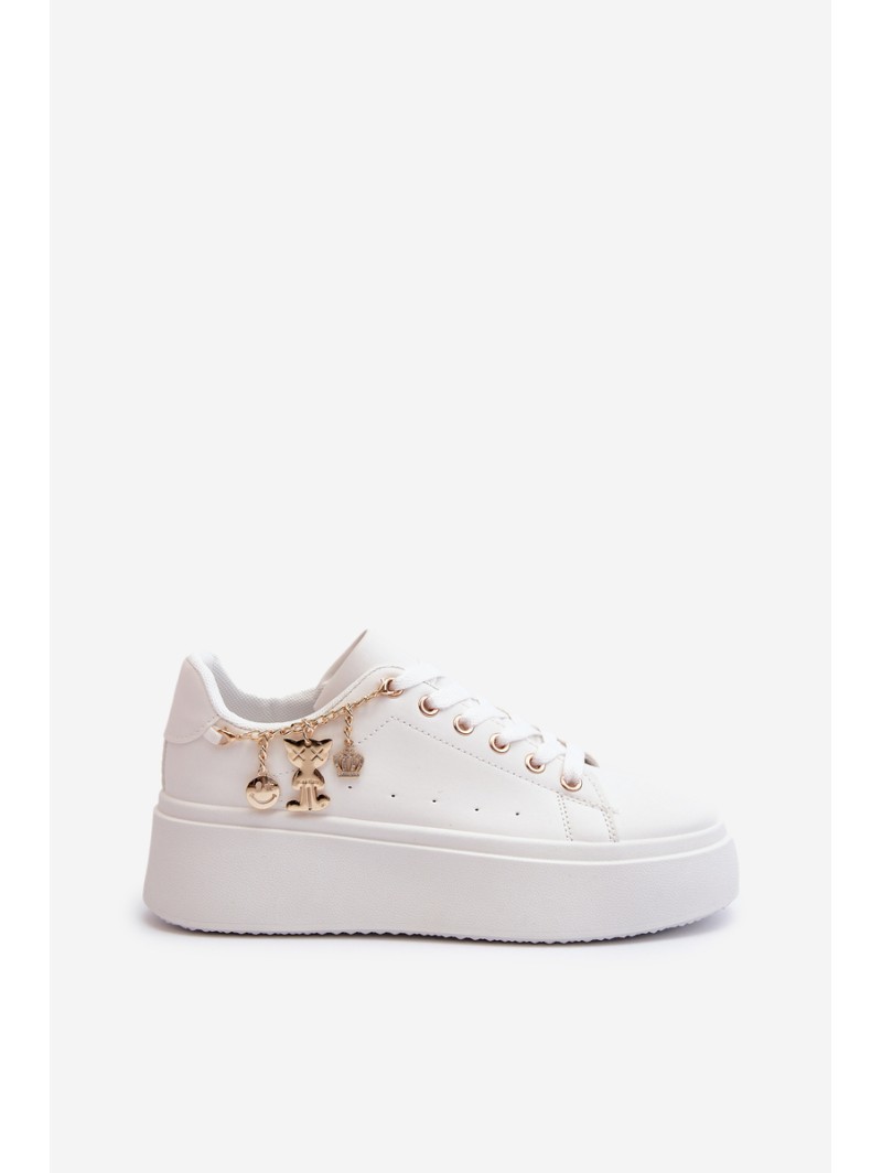Women's Sneakers with Decoration White Celedria