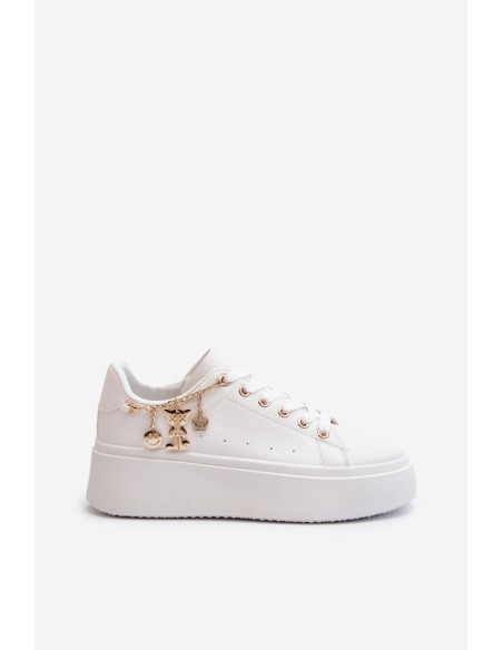 Women's Sneakers with Decoration White Celedria