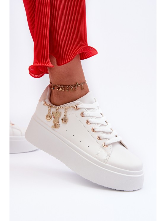 Women's Sneakers with Decoration White Celedria 2