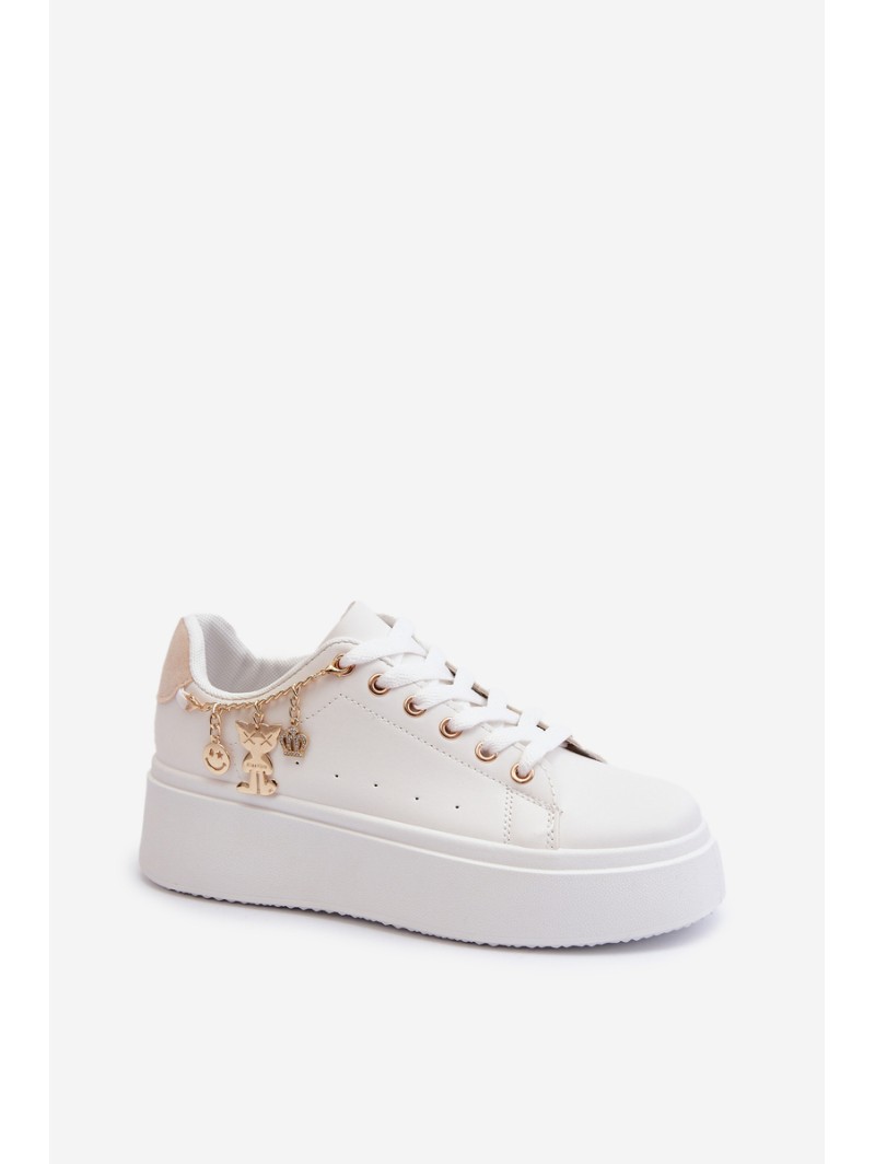 Women's Sneakers with Decoration White Celedria