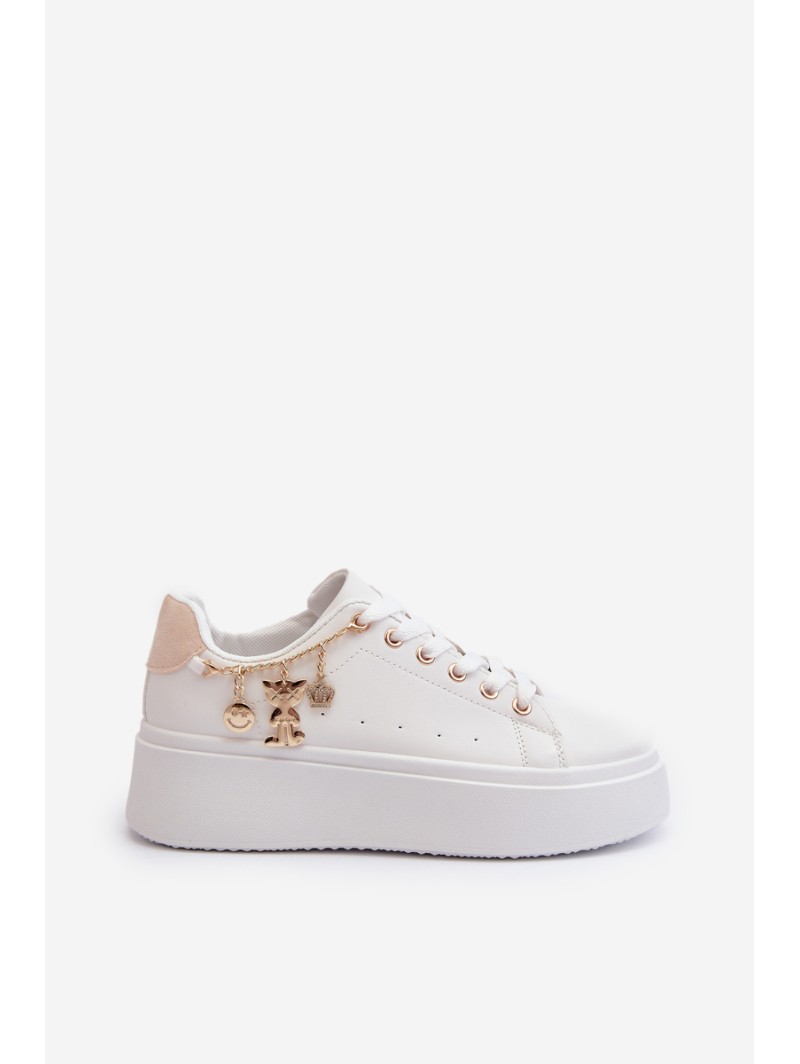 Women's Sneakers with Decoration White Celedria