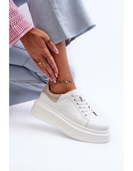 Women's Platform Sneakers D&A LR568 White