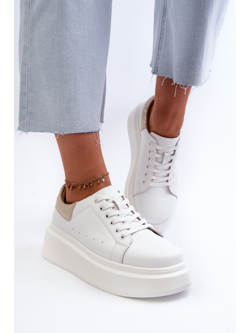 Women's Platform Sneakers D&A LR568 White