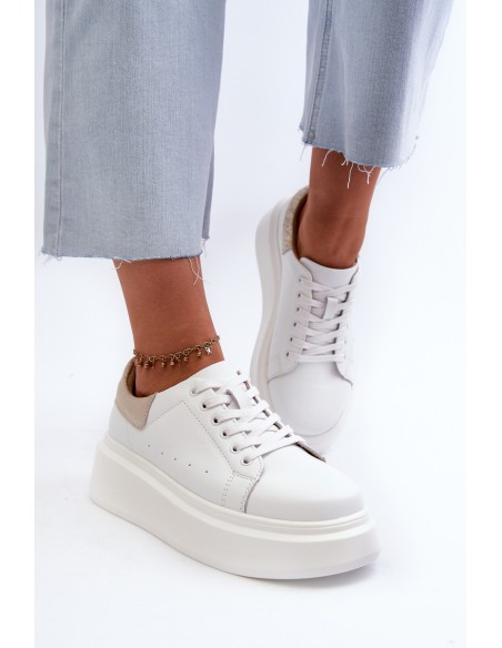 Women's Platform Sneakers D&A LR568 White