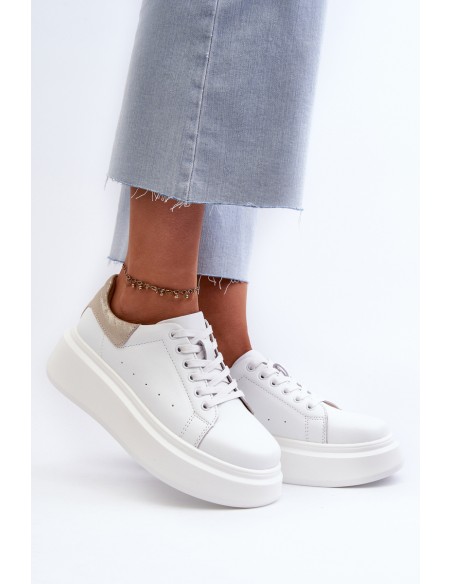 Women's Platform Sneakers D&A LR568 White
