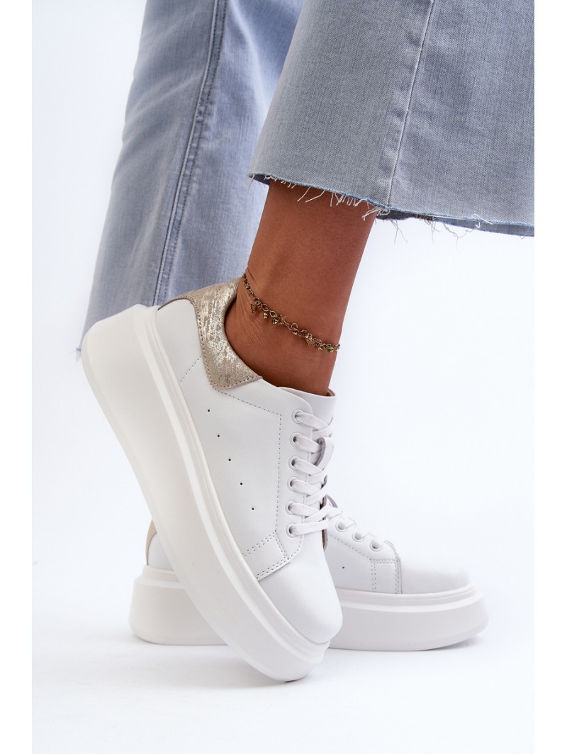 Women's Platform Sneakers D&A LR568 White