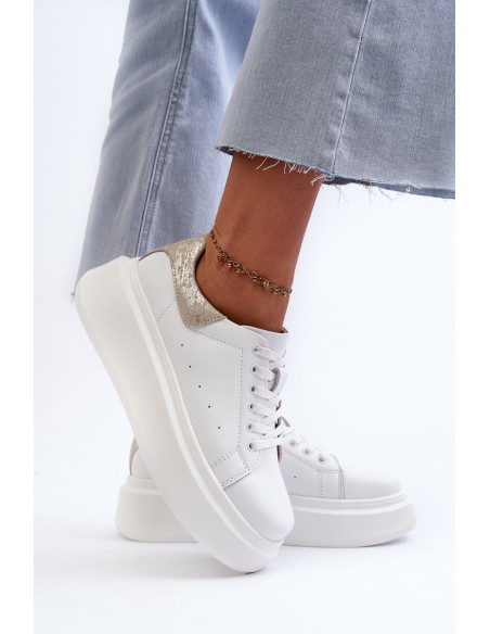 Women's Platform Sneakers D&A LR568 White