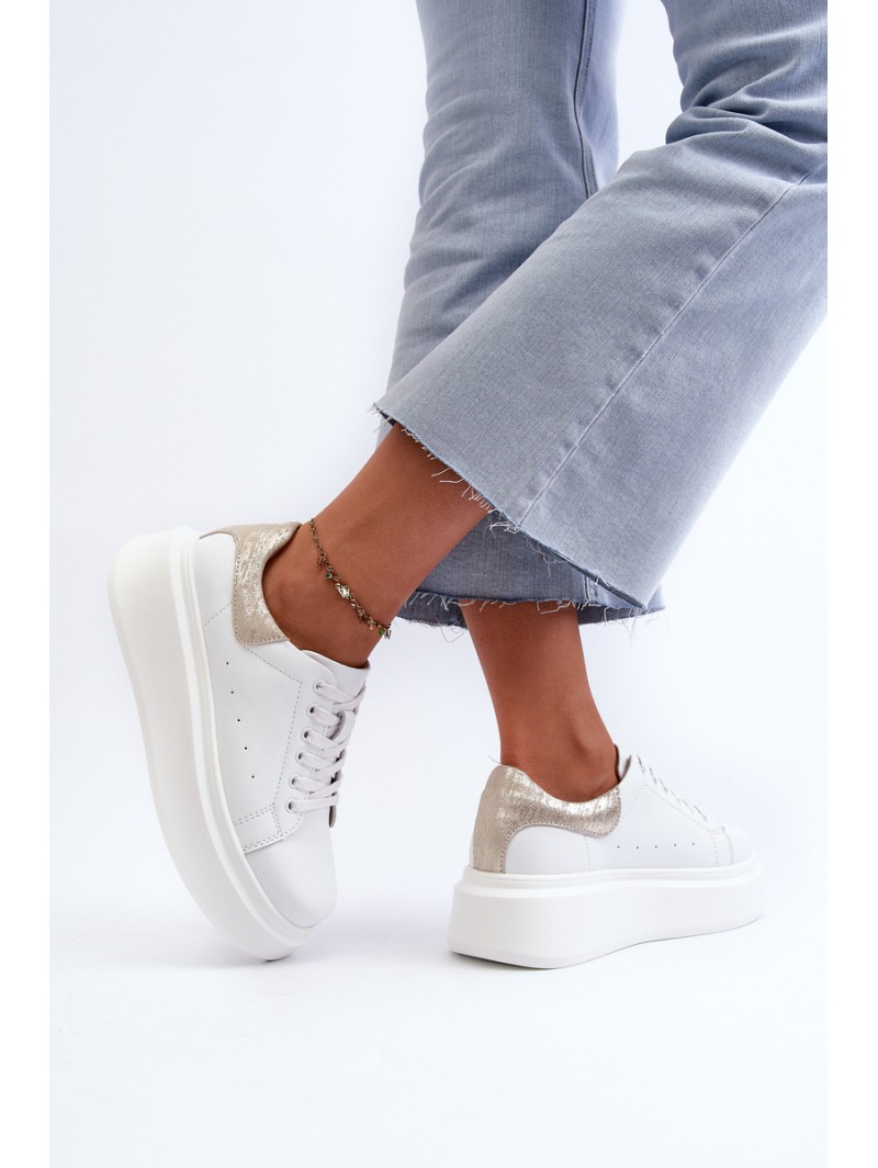 Women's Platform Sneakers D&A LR568 White
