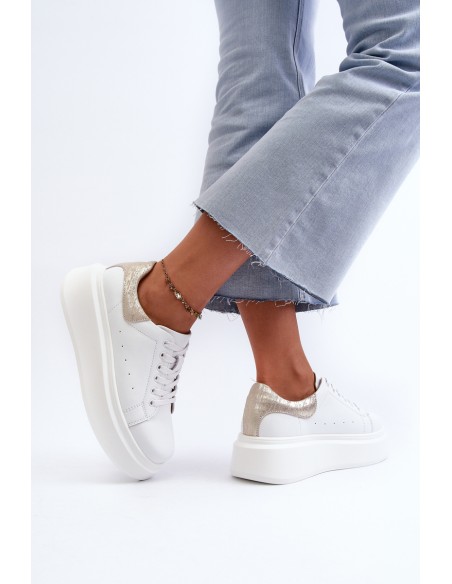 Women's Platform Sneakers D&A LR568 White