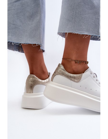 Women's Platform Sneakers D&A LR568 White